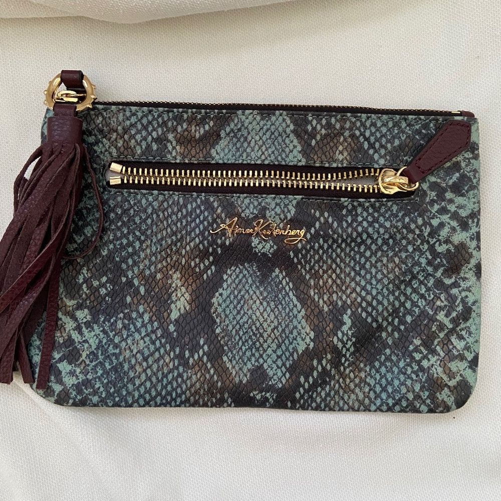 Aimee Kestenberg Leather Pouch with Tassel